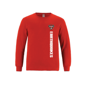 Red Earthquake Long Sleeve Shirt