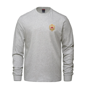 Grey Earthquakes Academy Long Sleeve Shirt